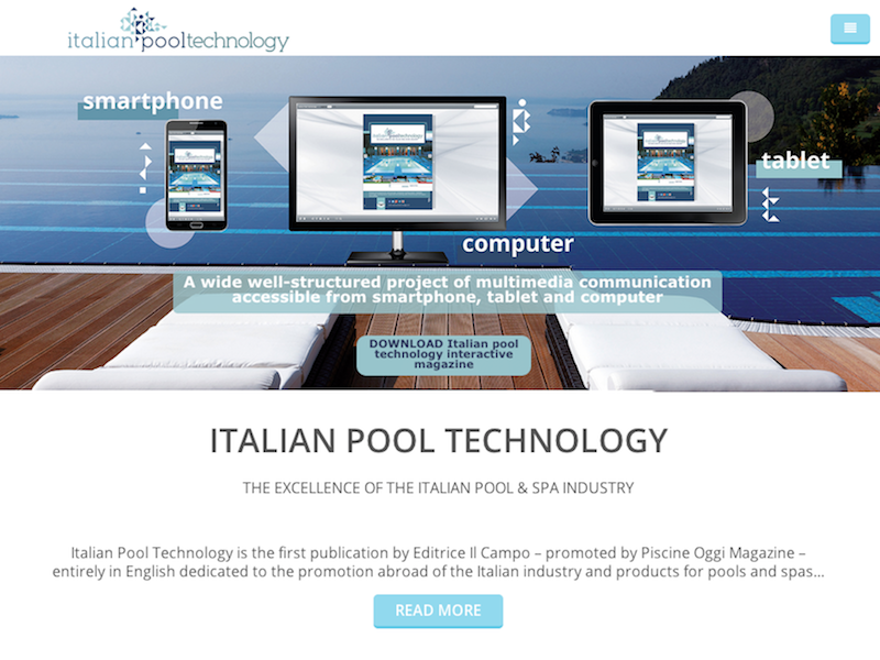 Italian pool technology home page