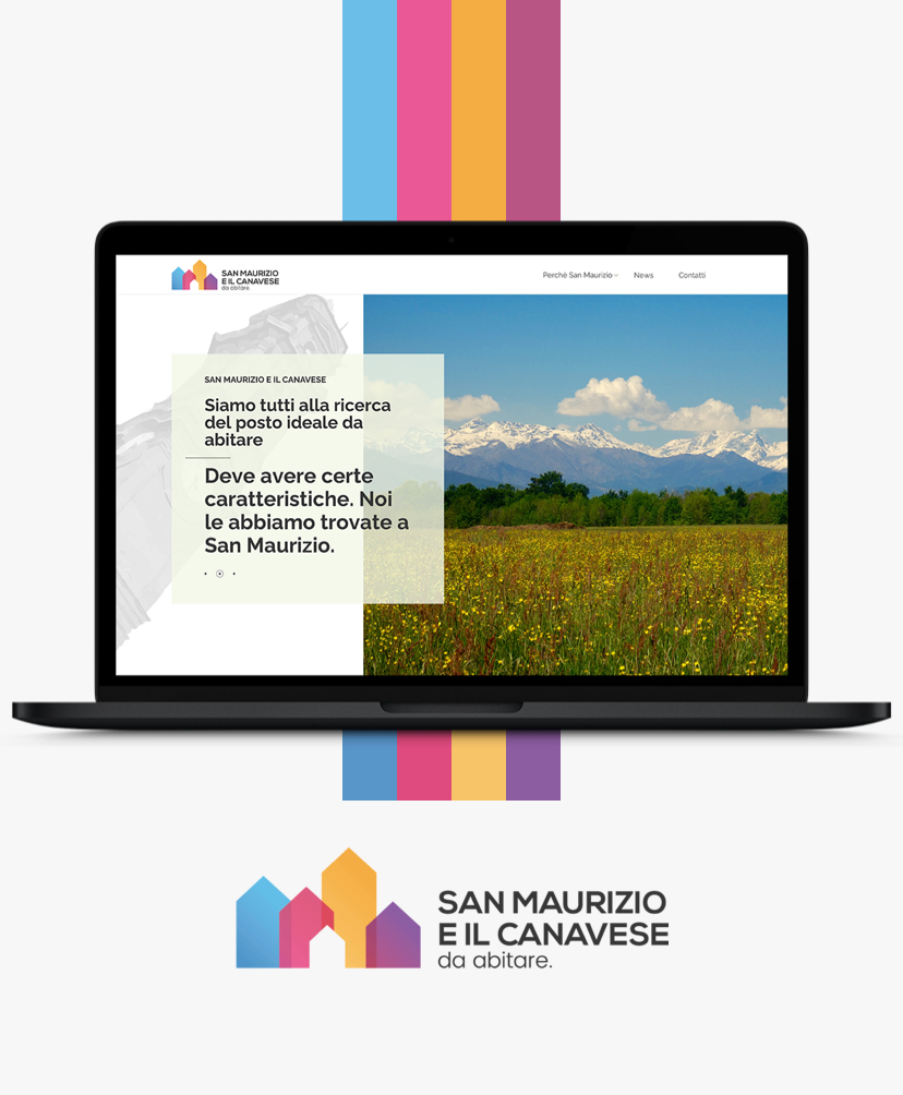 Sviluppo sito web e logo design per San Maurizio e il Canavese
