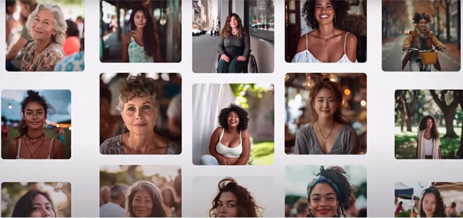 tantissime donne diverse tra loro e bellissime