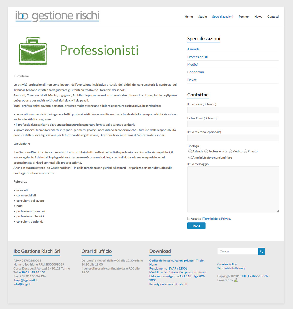 ibo gestione rischi pagina interna archibuzz ibo gestione rischi pagina interna archibuzz