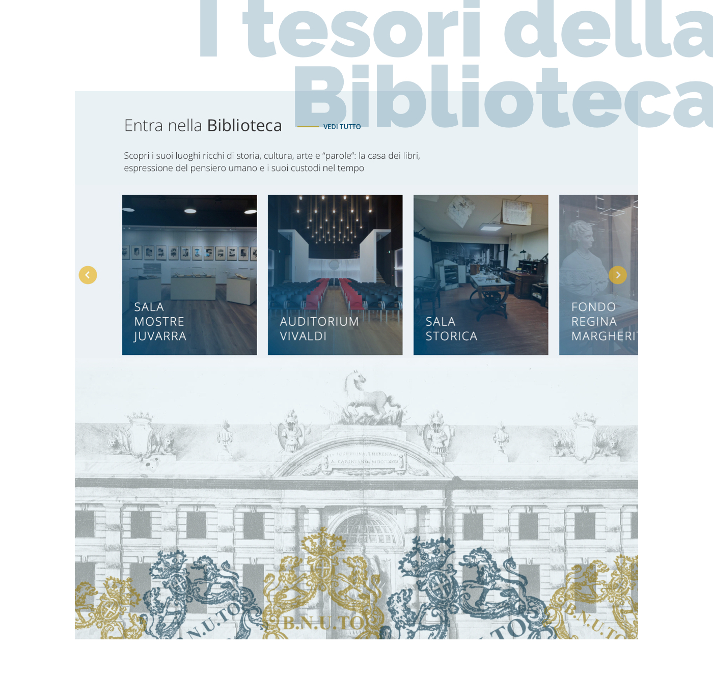 Biblioteca nazionale universitaria Torino sviluppo sito web