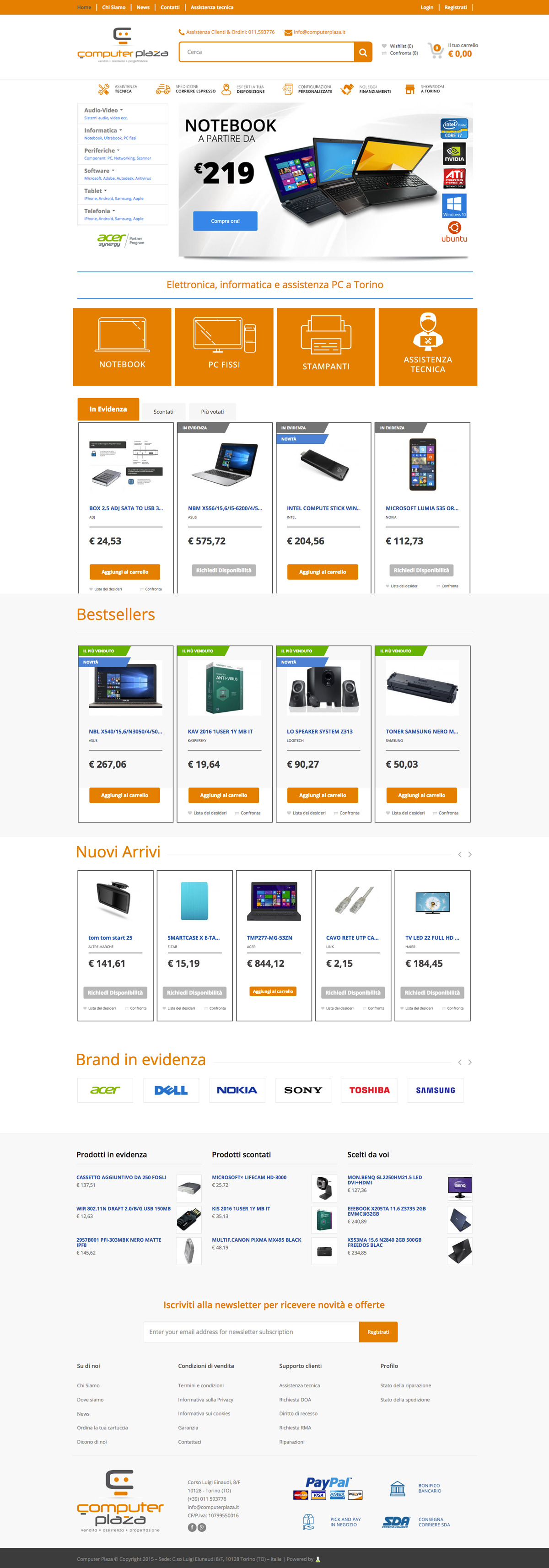 Ecommerce Elettronica e Informatica Computer plaza Ecommerce Elettronica e Informatica Computer plaza