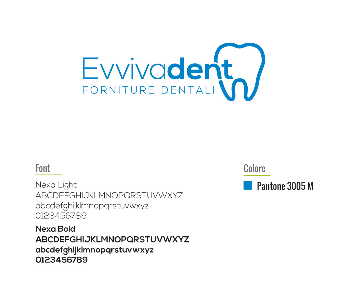 Evvivadente - graphic design corporate identity logo Evvivadente - graphic design corporate identity logo
