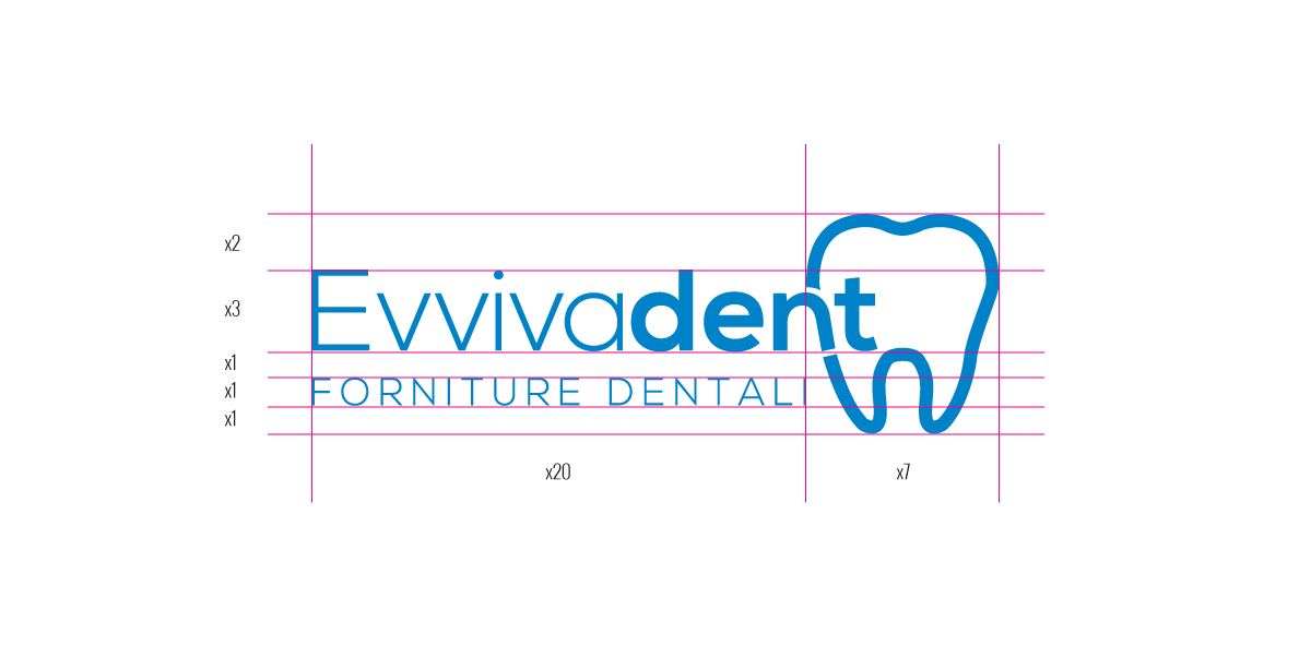 Evvivadente - graphic design corporate identity logo