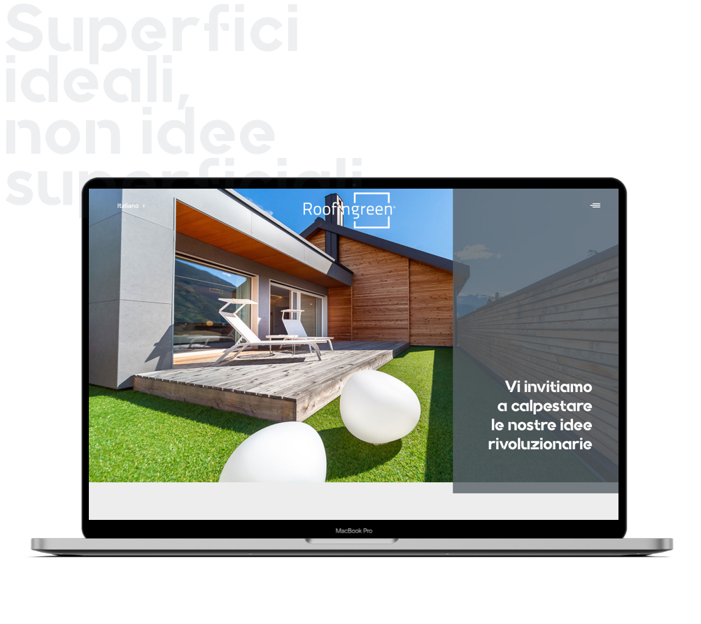 Realizzazione sito web e restyling grafico per Roofingreen