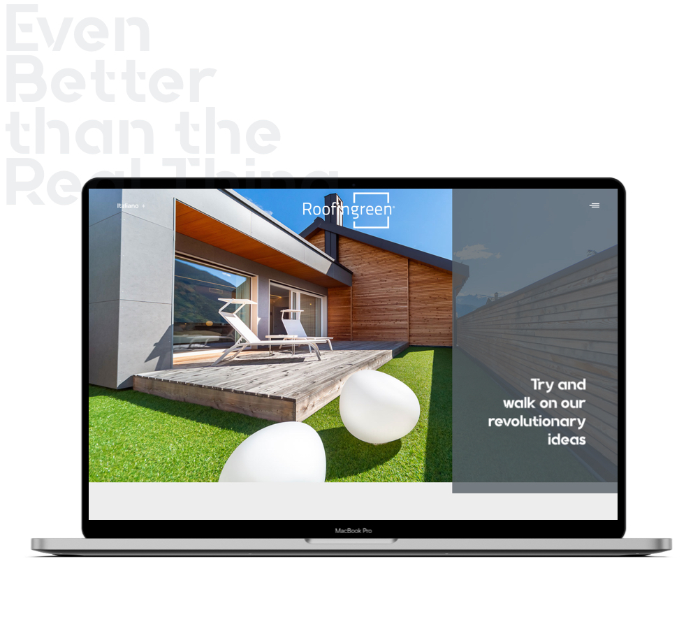 Graphic restyling and website creation for Roofingreen - 01