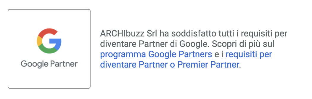 Google Partner badge