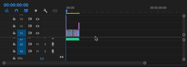 video esempio d'usabilità dell'interfaccia di premiere