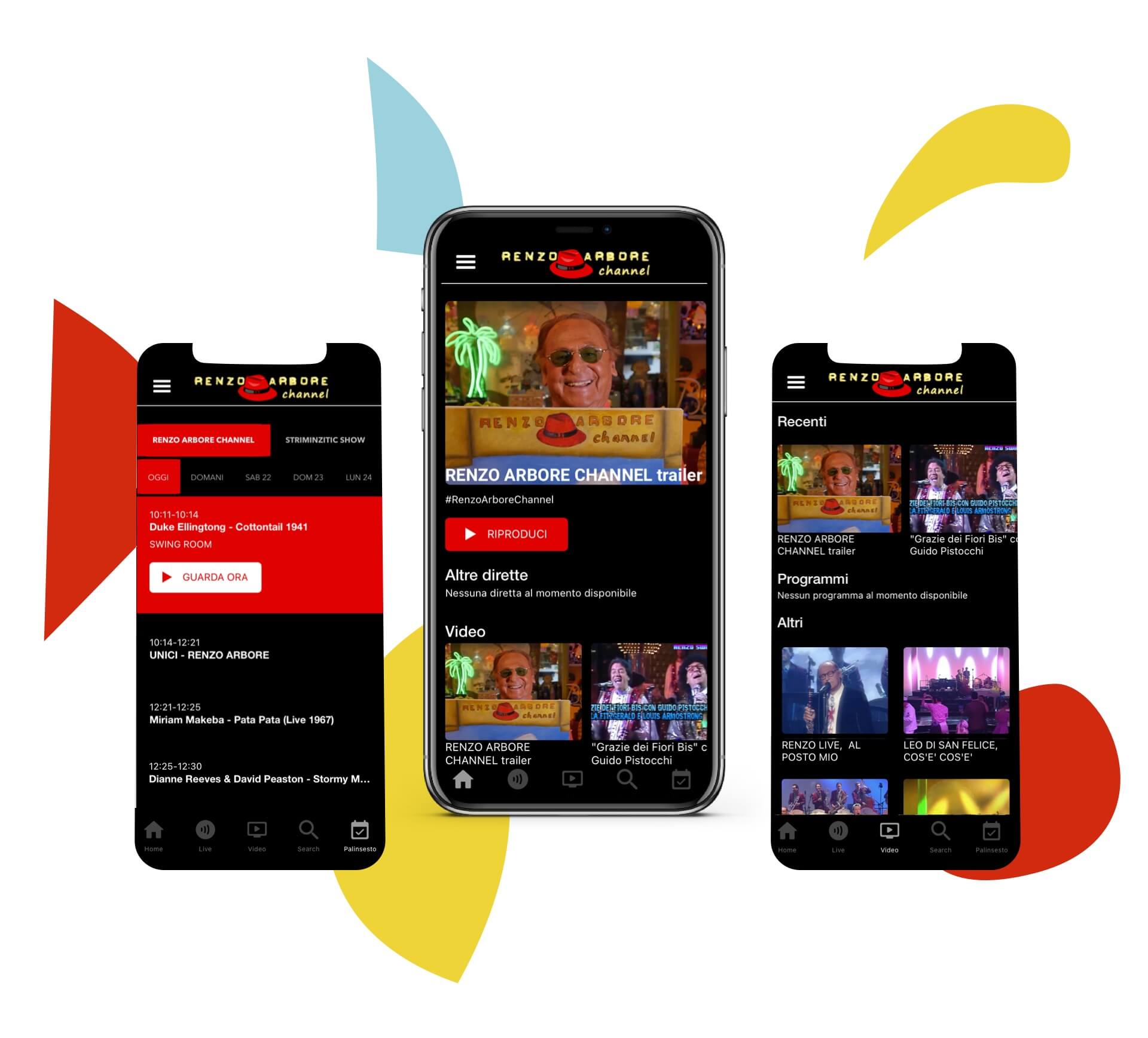 Renzo Arbore Channel, la nuova mobile video streaming app