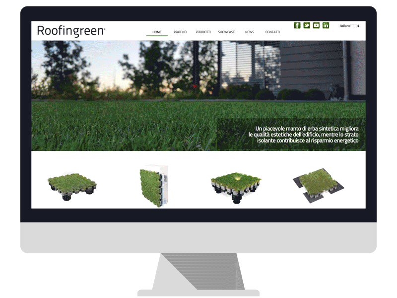 Roofingreen animazione responsive