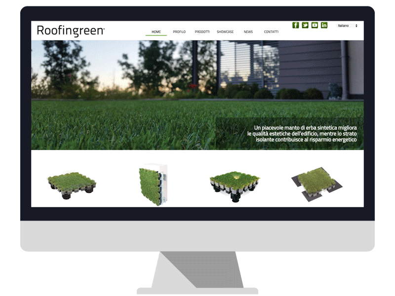 Roofingreen animazione responsive Roofingreen animazione responsive