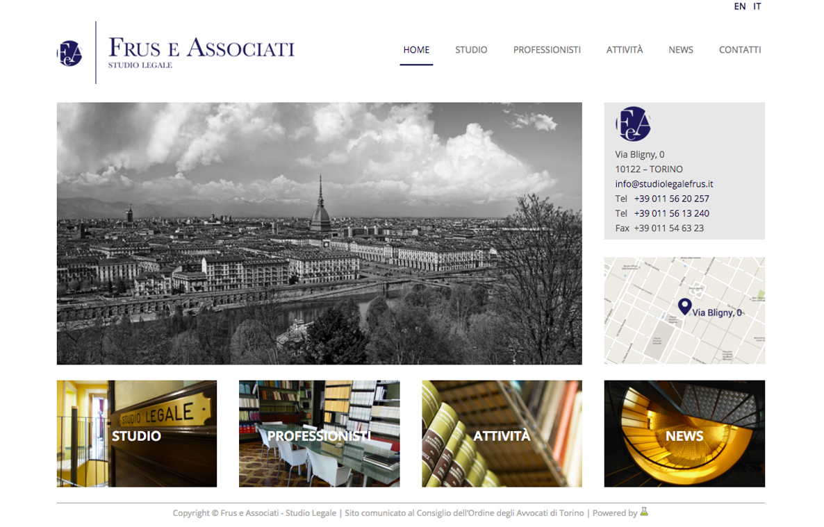 Studio Legale Frus - sito web Archibuzz Studio Legale Frus - sito web Archibuzz