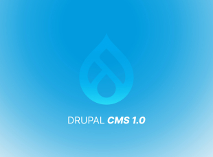 Goccia drupal con titolo news