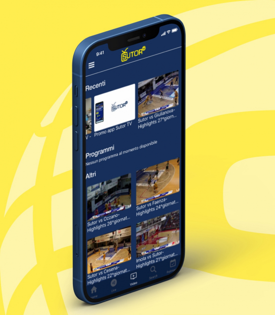 SutorTV: sviluppo di un’app mobile dedicata al basket