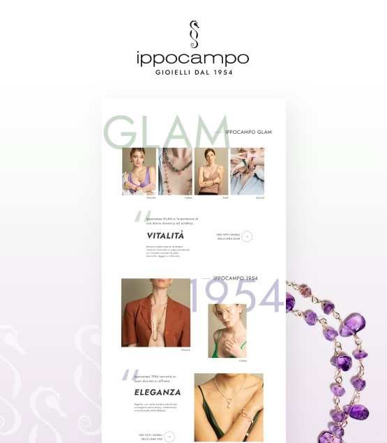 Nuovo sito e-commerce per Ippocampo Gioielli