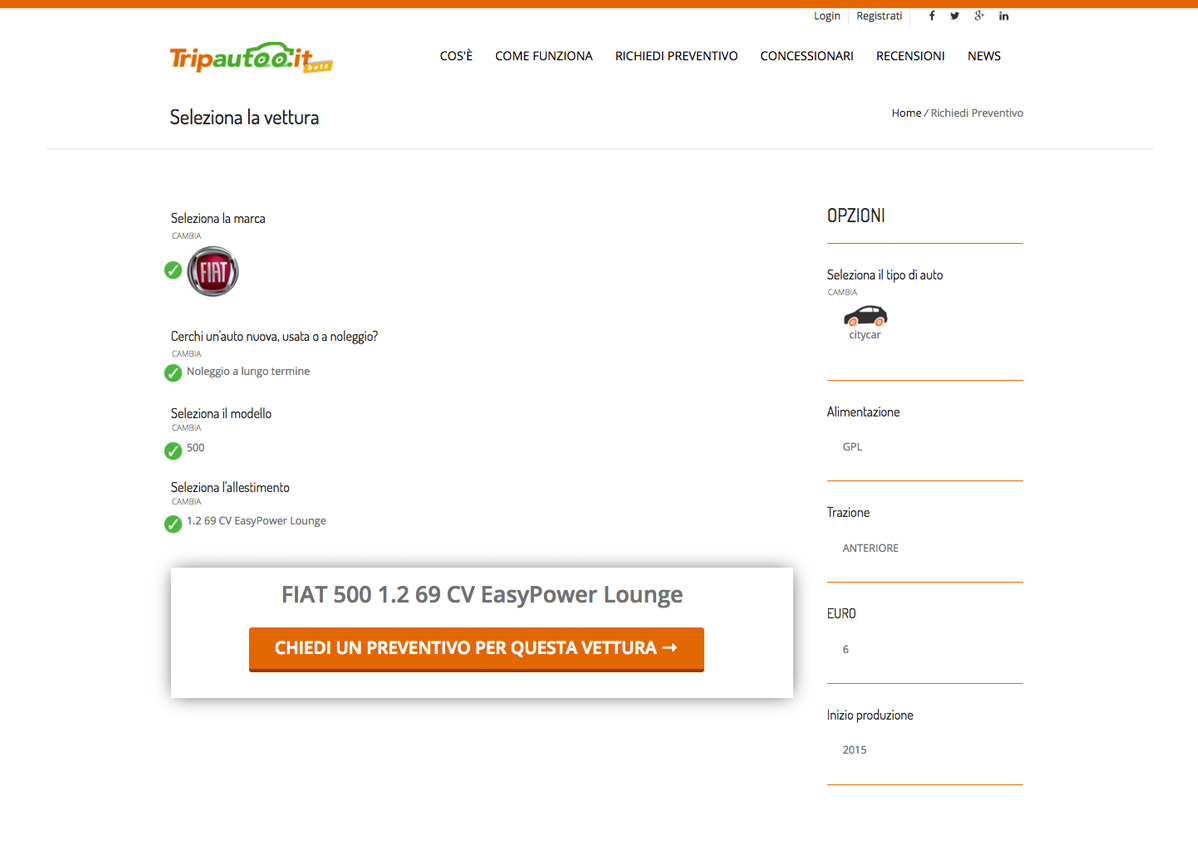 tripautoo sito web preventivo archibuzz